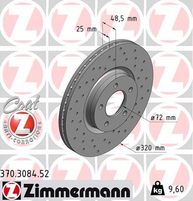 Zimmermann 370.3084.52 - Əyləc Diski furqanavto.az