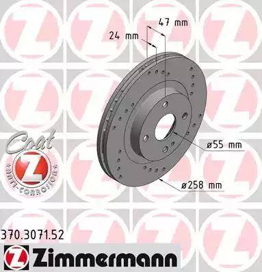 Zimmermann 370.3071.52 - Əyləc Diski furqanavto.az