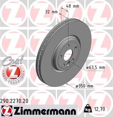 Zimmermann 290.2270.20 - Əyləc Diski furqanavto.az