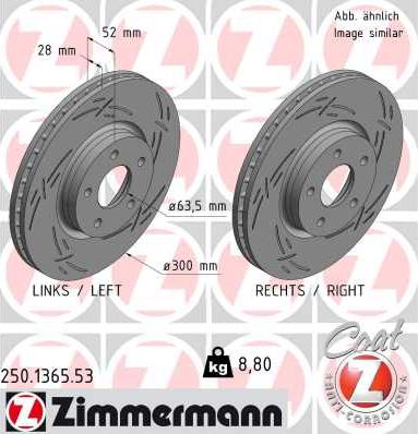 Zimmermann 250.1365.53 - Əyləc Diski furqanavto.az