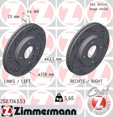 Zimmermann 250.1363.53 - Əyləc Diski furqanavto.az