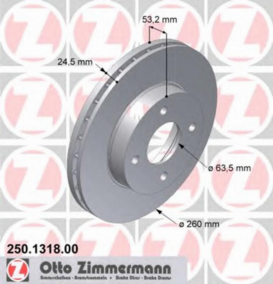 Zimmermann 250131800 - Əyləc Diski furqanavto.az