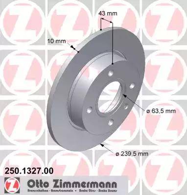 Zimmermann 250.1327.00 - Əyləc Diski furqanavto.az