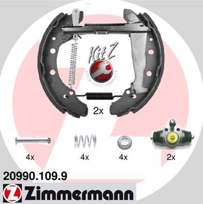 Zimmermann 20990.109.9 - Əyləc Başlığı Dəsti furqanavto.az