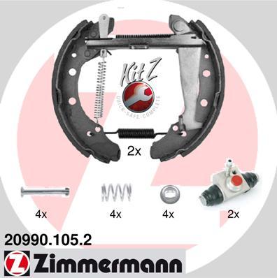 Zimmermann 20990.105.2 - Əyləc Başlığı Dəsti furqanavto.az