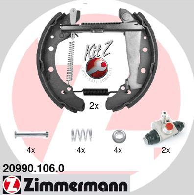 Zimmermann 20990.106.0 - Əyləc Başlığı Dəsti furqanavto.az