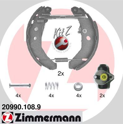 Zimmermann 20990.108.9 - Əyləc Başlığı Dəsti furqanavto.az