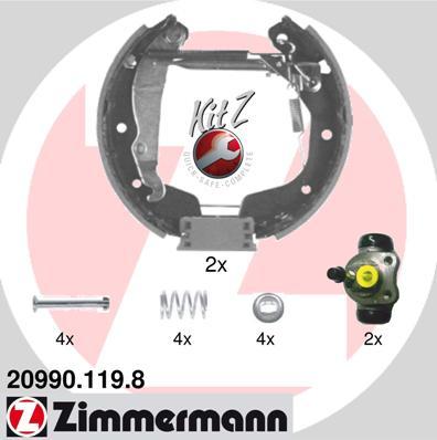 Zimmermann 20990.119.8 - Əyləc Başlığı Dəsti furqanavto.az