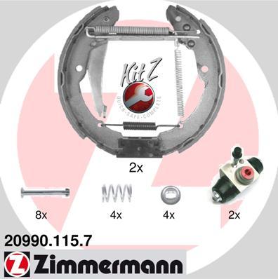 Zimmermann 20990.115.7 - Əyləc Başlığı Dəsti furqanavto.az