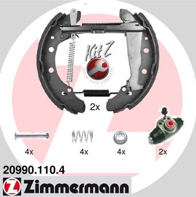 Zimmermann 20990.110.4 - Əyləc Başlığı Dəsti furqanavto.az