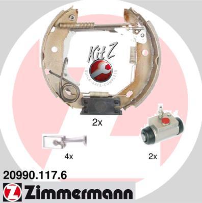 Zimmermann 20990.117.6 - Əyləc Başlığı Dəsti furqanavto.az