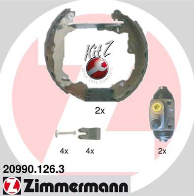 Zimmermann 20990.126.3 - Əyləc Başlığı Dəsti furqanavto.az