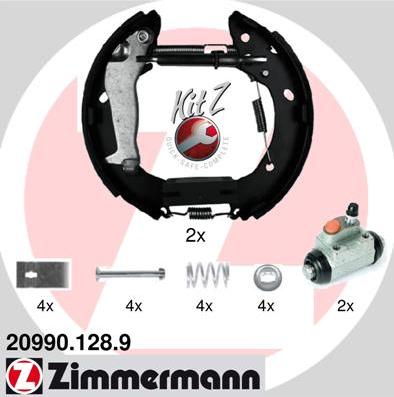 Zimmermann 20990.128.8 - Əyləc Başlığı Dəsti furqanavto.az