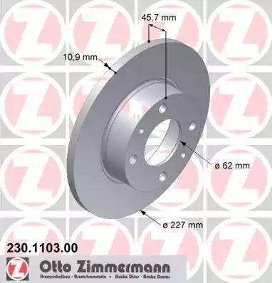 Zimmermann 230.1103.00 - Əyləc Diski furqanavto.az