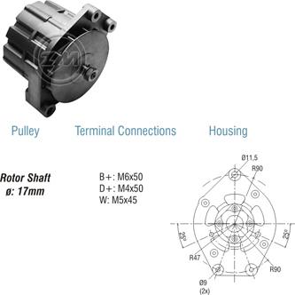 ZM ZM 90.102.01 - Alternator furqanavto.az