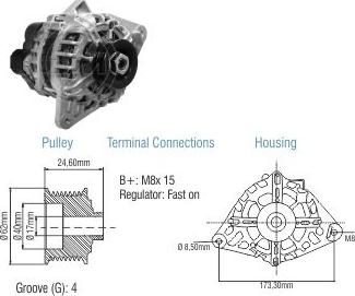 ZM ZM 90.203.05 - Alternator furqanavto.az