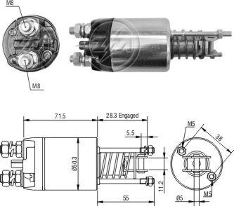 ZM ZM4651 - Solenoid açarı, başlanğıc furqanavto.az