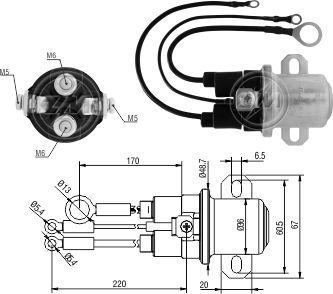 ZM ZM-5408 - Solenoid açarı, başlanğıc furqanavto.az