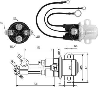 ZM ZM-5407 - Solenoid açarı, başlanğıc furqanavto.az