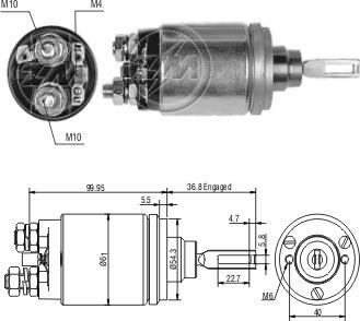 ZM ZM541 - Solenoid açarı, başlanğıc furqanavto.az