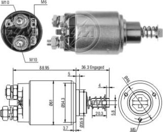 ZM ZM539 - Solenoid açarı, başlanğıc furqanavto.az