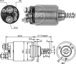 ZM ZM-645 - Solenoid açarı, başlanğıc furqanavto.az