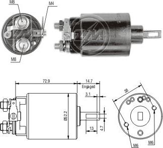 ZM ZM-685 - Solenoid açarı, başlanğıc furqanavto.az