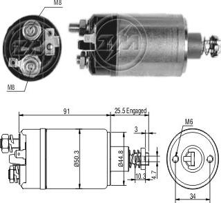 ZM ZM626 - Solenoid açarı, başlanğıc furqanavto.az