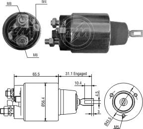 ZM ZM-1975 - Solenoid açarı, başlanğıc furqanavto.az