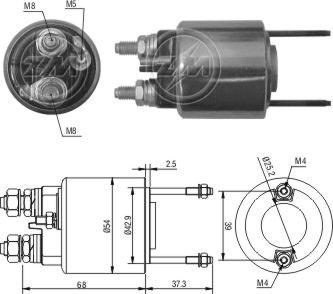 ZM ZM-1596 - Solenoid açarı, başlanğıc furqanavto.az