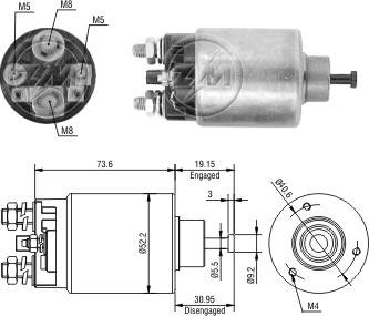 ZM ZM-1860 - Solenoid açarı, başlanğıc furqanavto.az