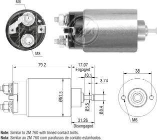 ZM ZM-1760 - Solenoid açarı, başlanğıc furqanavto.az