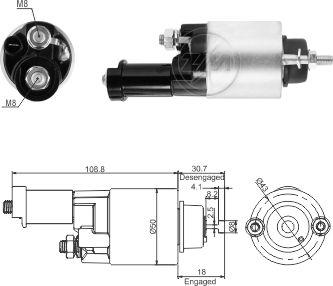 ZM ZM 1-708 - Solenoid açarı, başlanğıc furqanavto.az