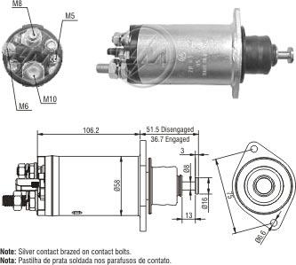 ZM ZM-815 - Solenoid açarı, başlanğıc furqanavto.az