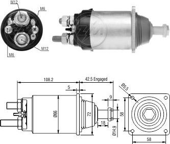 ZM ZM-836 - Solenoid açarı, başlanğıc furqanavto.az