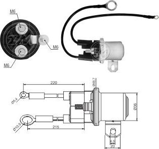 ZM ZM3428 - Solenoid açarı, başlanğıc furqanavto.az