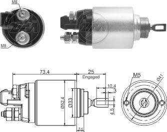 ZM ZM 382 - Solenoid açarı, başlanğıc furqanavto.az