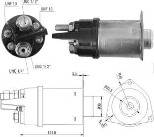 ZM ZM-2452 - Solenoid açarı, başlanğıc furqanavto.az