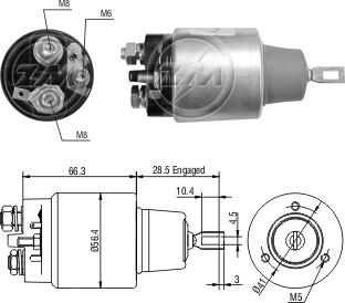 ZM ZM2775 - Solenoid açarı, başlanğıc furqanavto.az