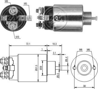 ZM ZM-795 - Solenoid açarı, başlanğıc furqanavto.az