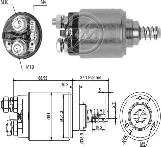 ZM ZM743 - Solenoid açarı, başlanğıc furqanavto.az