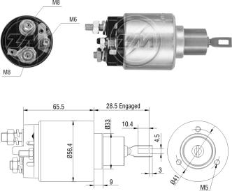 ZM ZM-775 - Solenoid açarı, başlanğıc furqanavto.az