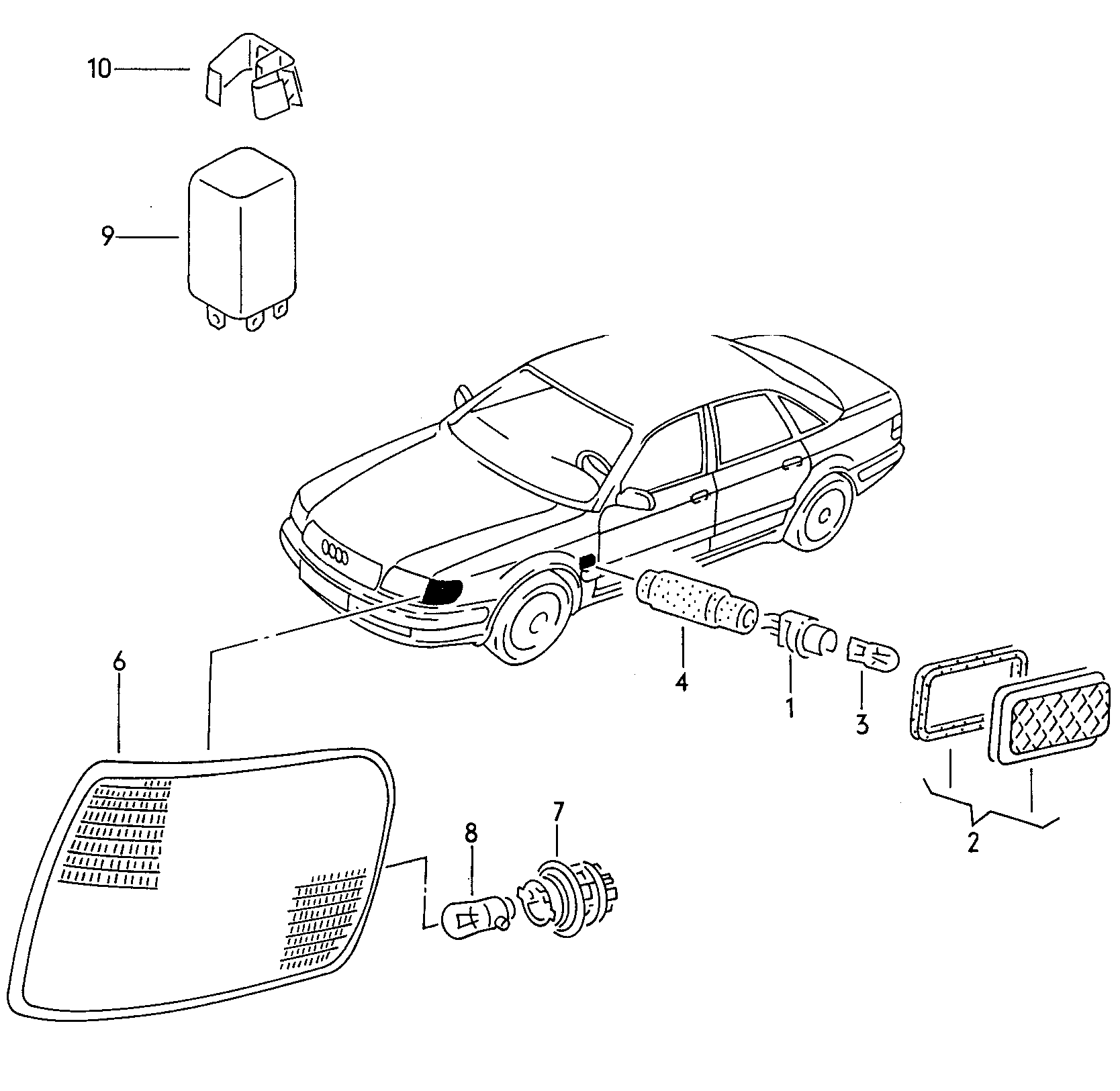 VW 1H0 953 227 - Flasher vahidi furqanavto.az