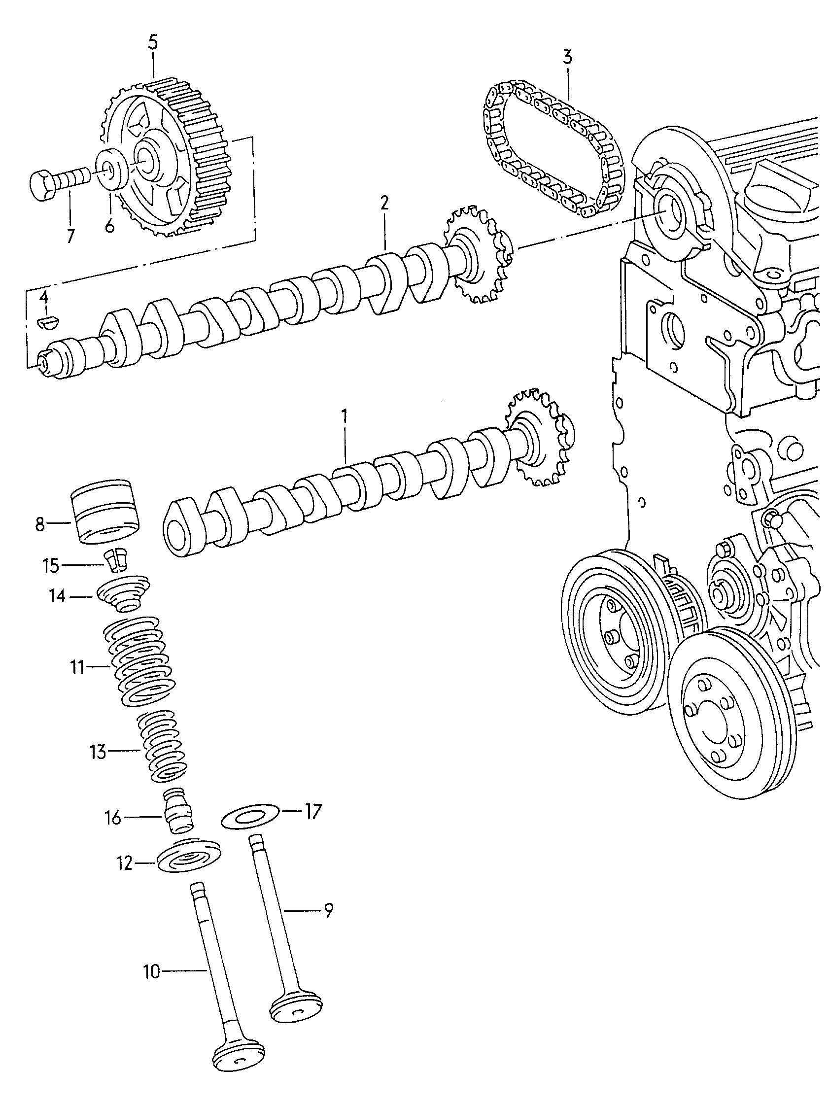 VW 034 109 309 AD - Tappet / Rokçu furqanavto.az