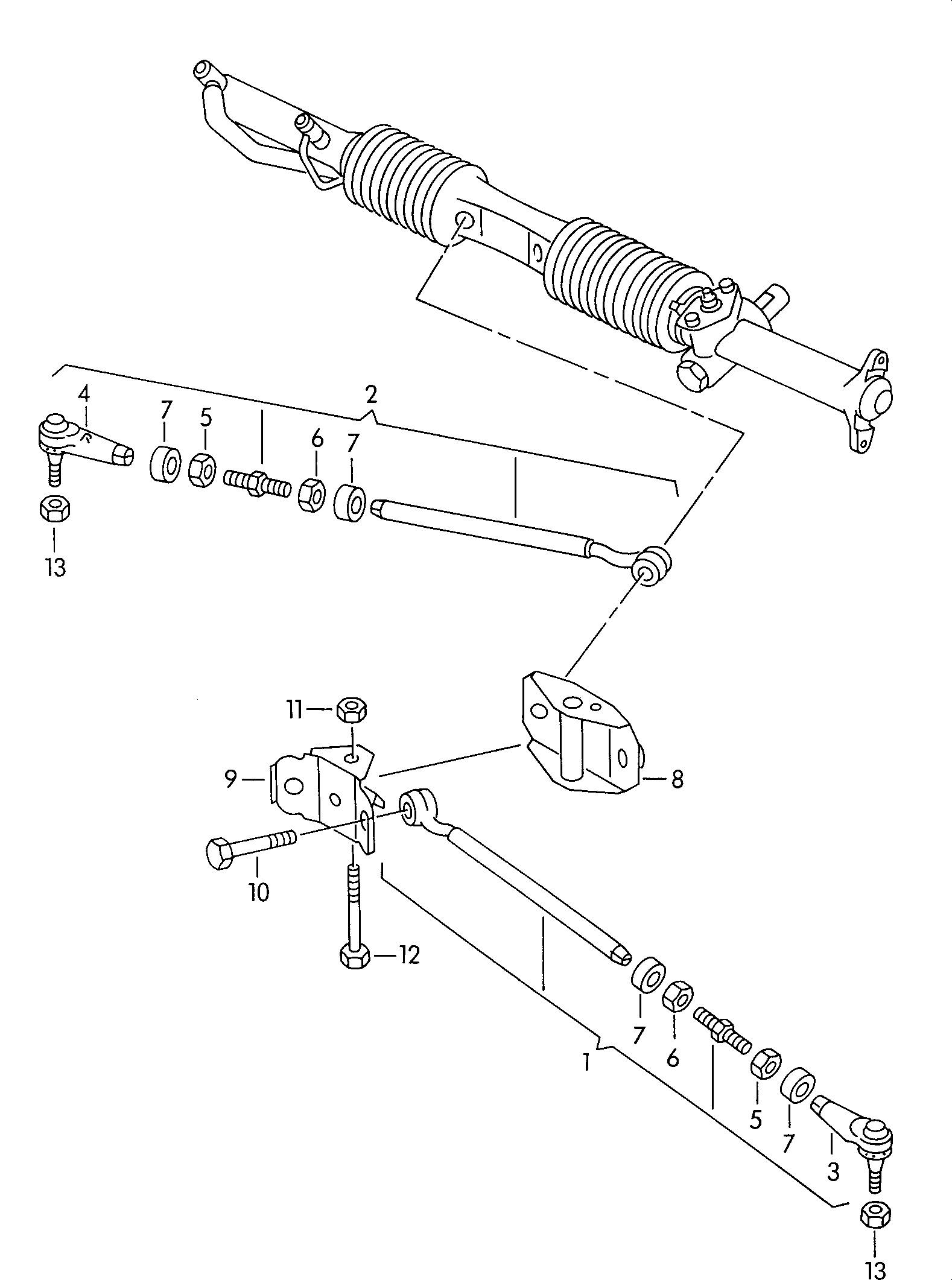 VAG 443419811D - Bağlama çubuğunun sonu furqanavto.az