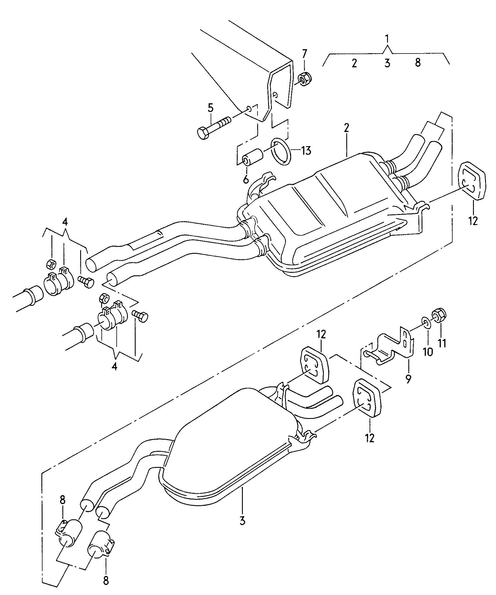 Seat 893 253 139A - Boru birləşdiricisi, egzoz sistemi furqanavto.az