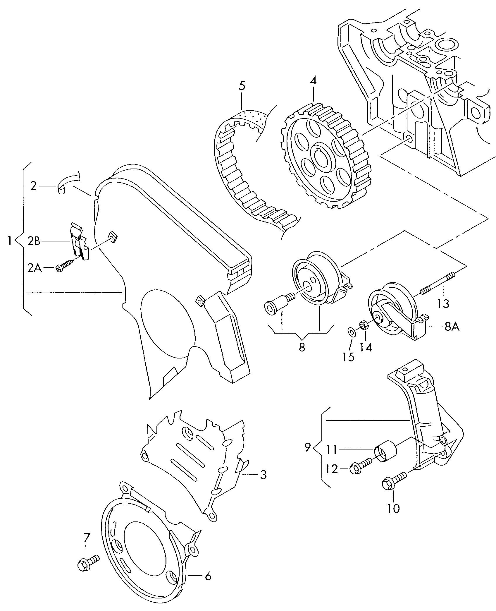 Seat 06B 109 243 D - Gərginlik kasnağı, vaxt kəməri furqanavto.az