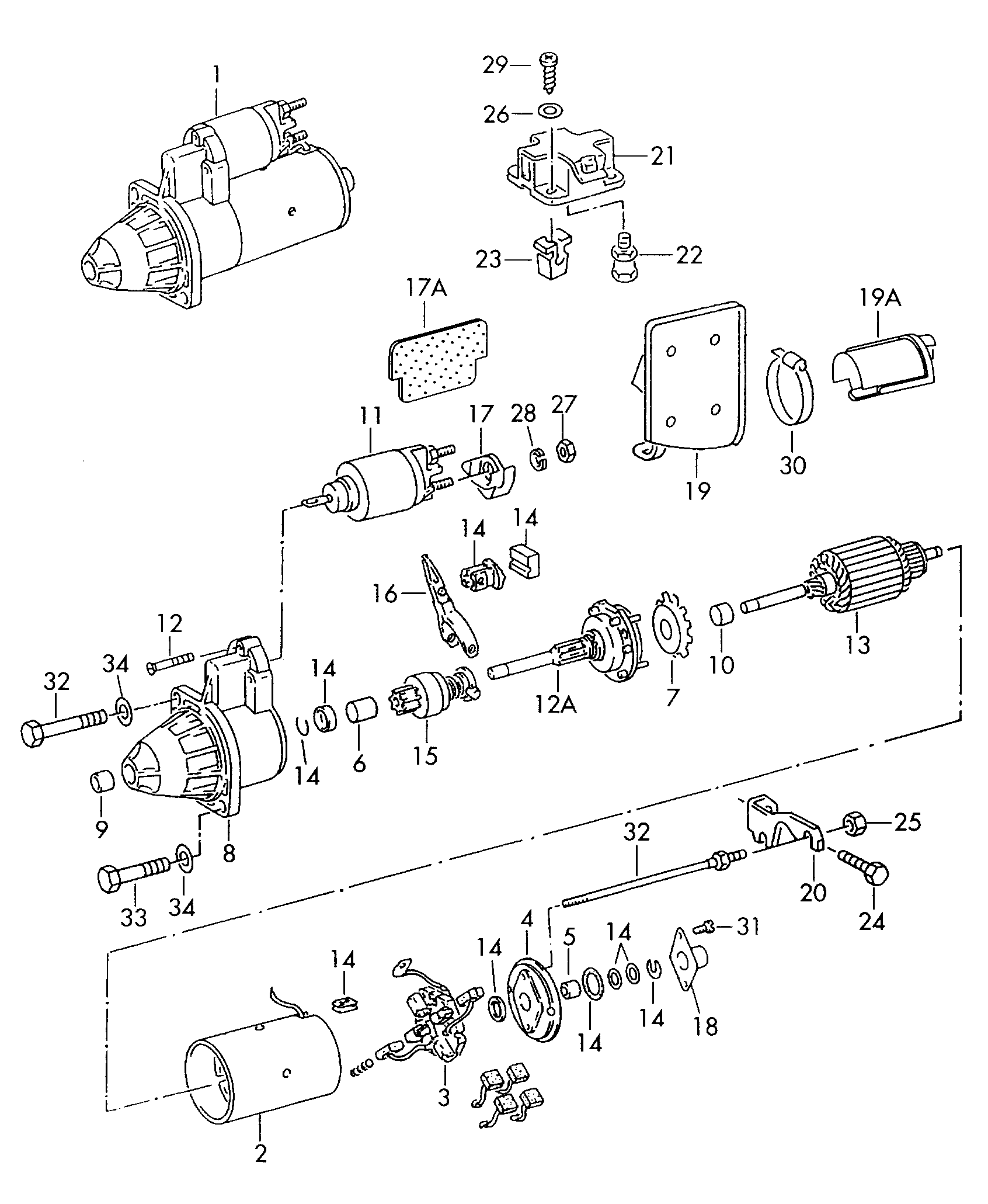 VAG 058911023BX - Başlanğıc furqanavto.az