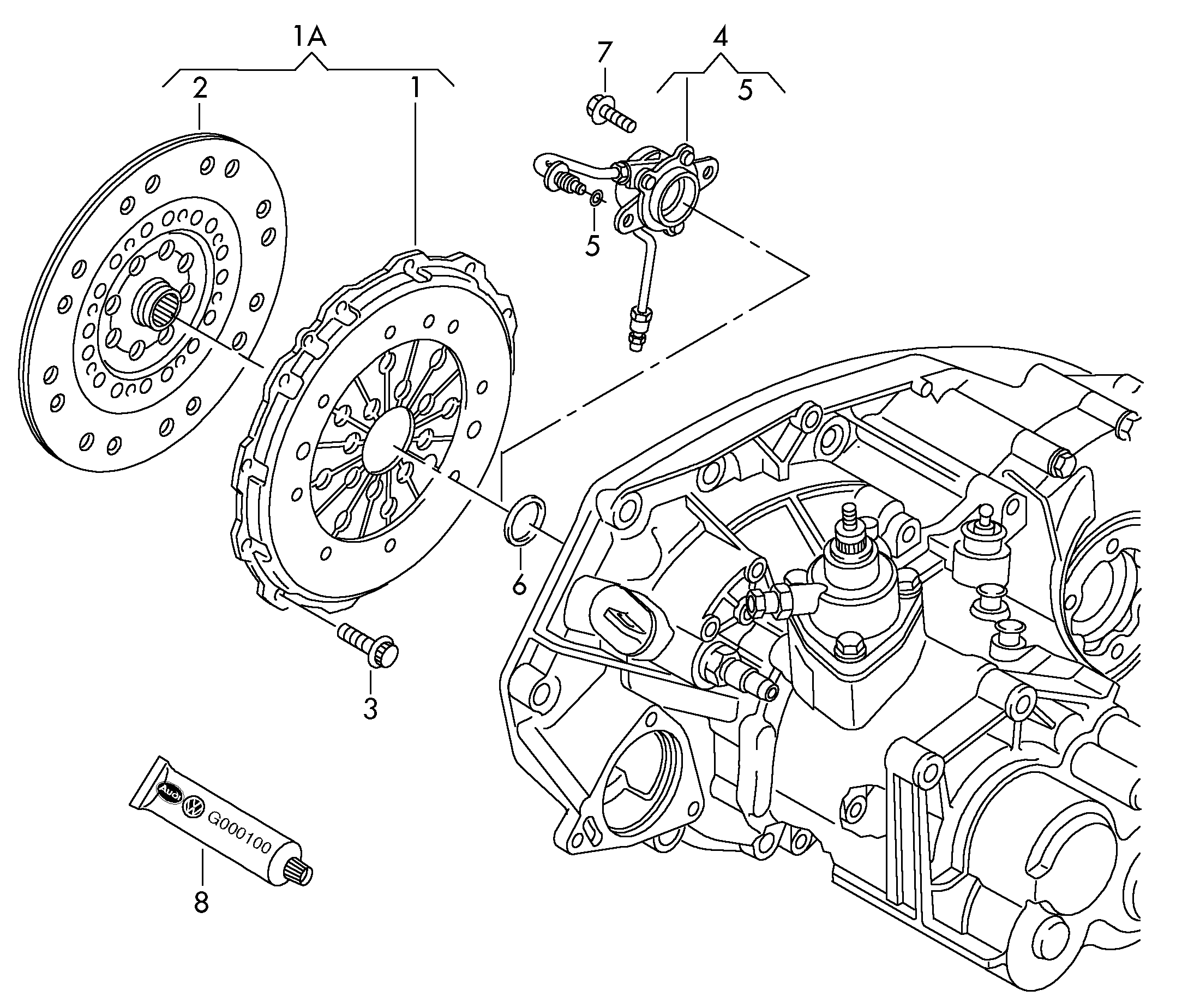 VW 06A141025K - Debriyaj dəsti furqanavto.az