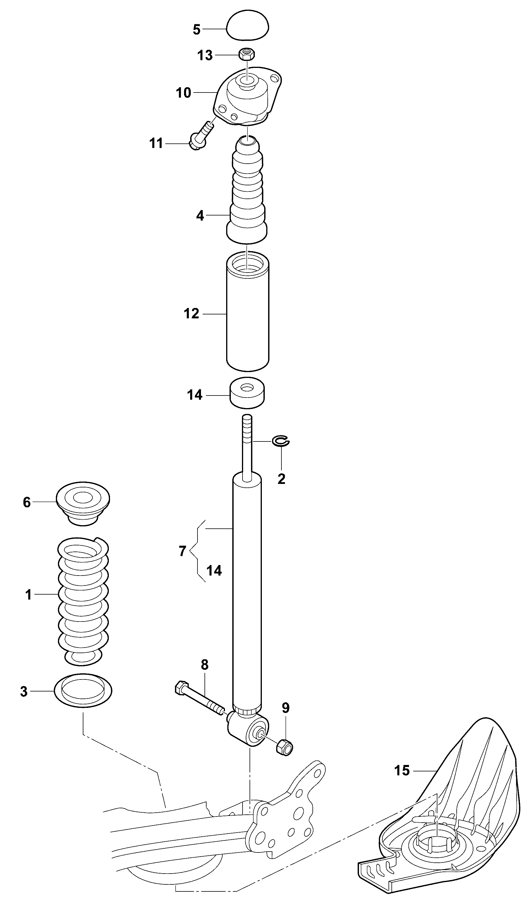 AUDI 1J0 512 131 C - Rezin tampon, asma furqanavto.az